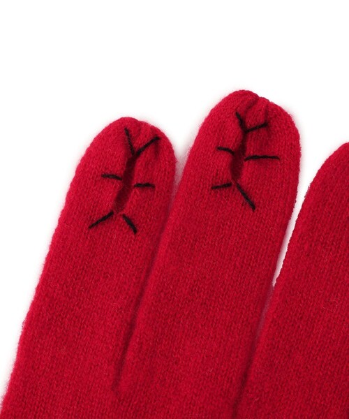 ADAM ET ROPE'(アダムエロペ)の「【J'aDoRe・一部店舗限定】【y YO(イーヨ)】grace long gloves / グローブ(手袋・レディース・グレー/キャメル/レッド・F)」の14枚目の写真