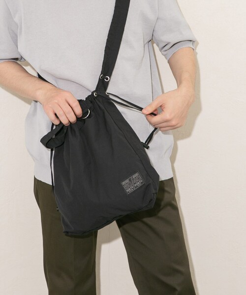 RODE SKO（ロデスコ）の「『ユニセックス』ミニロクヨンギャザーショルダートート（ショルダーバッグ・メンズ・KHAKI/BLACK/GREIGE・one）」の5枚目の写真