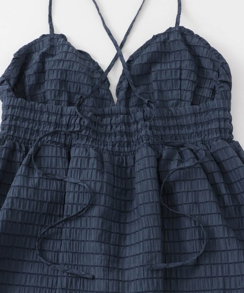 SENSE OF PLACE by URBAN RESEARCH（センスオブプレイスバイアーバンリサーチ）の「チェックキャミワンピース（ワンピース・レディース・BLACK/NAVY/ORANGE・COMPACT/one）」の17枚目の写真