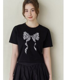 CALNAMUR | RIBBON ASSORT TEE/リボンアソートTシャツ(Tシャツ/カットソー)