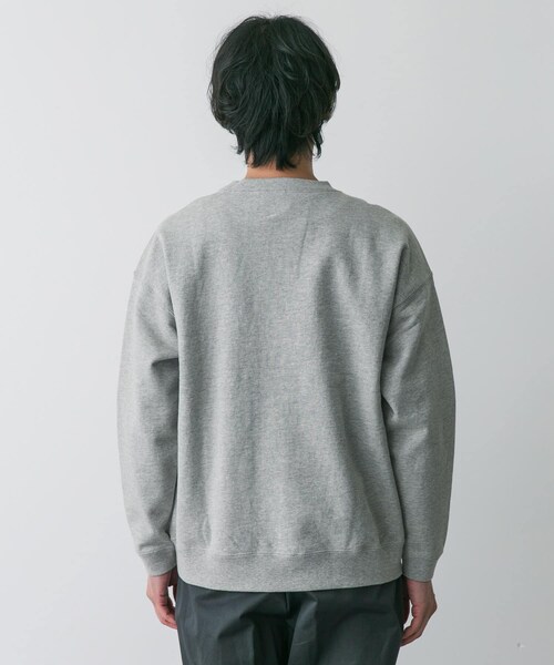 URBAN RESEARCH DOORS(アーバンリサーチドアーズ)の「Snow Peak Apparel Recycled Cotton Pullover(Tシャツ/カットソー・メンズ・M.GREY/BLACK/OATMEAL/BLUE・M/L/XL)」の12枚目の写真