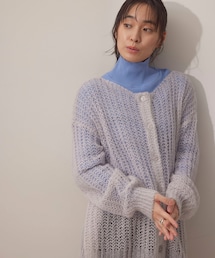 シアーモヘアニット2WAYカーディガン