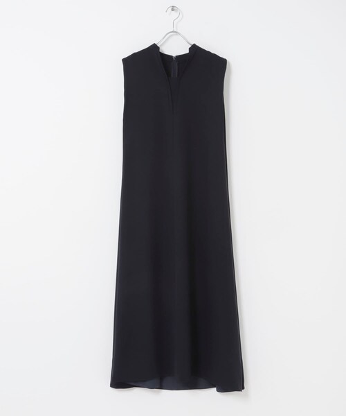 URBAN RESEARCH ROSSO（アーバンリサーチロッソ）の「クールタッチ 吸水速乾キーネックフレアワンピース（ワンピース・レディース・D/NAVY/Y/GOLD・Free）」の9枚目の写真