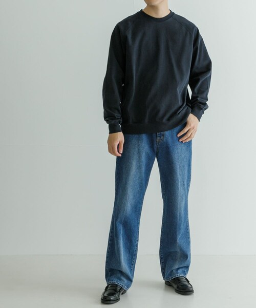URBAN RESEARCH（アーバンリサーチ）の「ndx　RaglanSweat（スウェット・メンズ・ROSE BLUSH/DARK NAVY/BURNT SAND・M/L）」の14枚目の写真