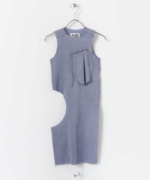 URBAN RESEARCH（アーバンリサーチ）の「kotohayokozawa　Co. yoryu long tank top（その他トップス・レディース・BLUE/ORANGE/LT.BLUE・FREE）」の5枚目の写真
