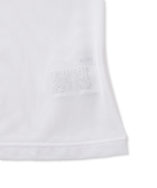 ROPE'(ロペ)の「【UV】【接触冷感】メッシュ切替ラウンドプルオーバー(Tシャツ/カットソー・レディース・ホワイト・L/M/S)」の9枚目の写真
