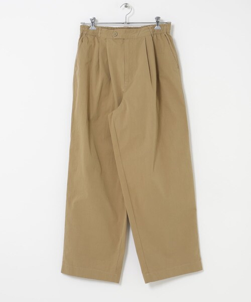 URBAN RESEARCH DOORS(アーバンリサーチドアーズ)の「FORK&SPOON クリンクルワイドパンツ(その他パンツ・メンズ・BEIGE/DARK NAVY・4/5)」の10枚目の写真