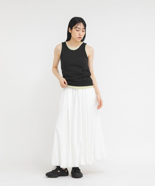 KBF(ケイビーエフ)の「ギャザーバルーンスカート(スカート・レディース・OFF/BLACK・One)」の7枚目の写真