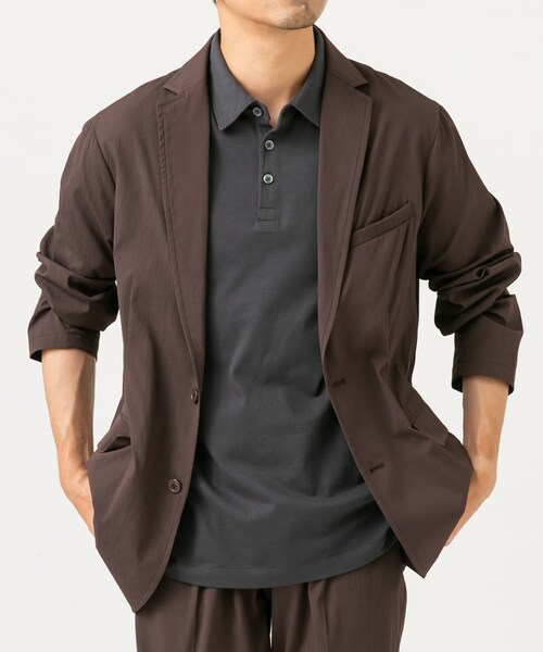 URBAN RESEARCH ROSSO（アーバンリサーチロッソ）の「『XLサイズあり』ストレッチワッシャーイージーセットアップ（セットアップ・メンズ・CHARCOAL/NAVY・S/M/L/XL）」の8枚目の写真