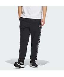 adidas | ワーディング ルーズフィット シワ加工ナイロンウーブン 起毛トリコット裏地付きパンツ（ジェンダーニュートラル）(その他パンツ)