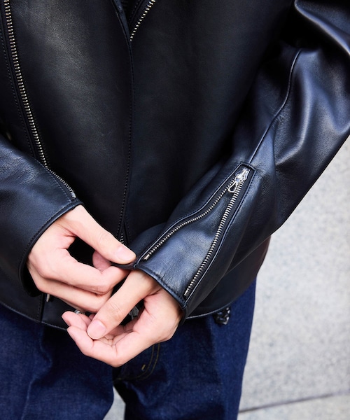 ADAM ET ROPE'（アダムエロペ）の「【HEUGN/ユーゲン】Luther RIDERS（ライダースジャケット・メンズ・ブラック・2/3/4/F）」の20枚目の写真