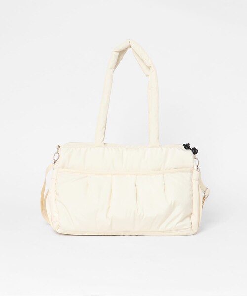 URBAN RESEARCH Sonny Label（アーバンリサーチサニーレーベル）の「SLAB　2wayPuffBostonBag（ボストンバッグ・レディース・ミント/オフ/ブラック・one）」の10枚目の写真