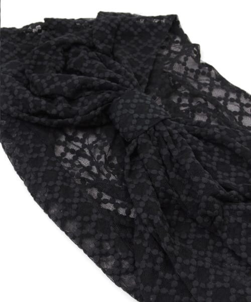 URBAN RESEARCH（アーバンリサーチ）の「COUTURE MAISON　2WAYリボンショール（その他・レディース・アイボリー/クロ・FREE）」の6枚目の写真