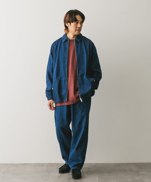 URBAN RESEARCH DOORS(アーバンリサーチドアーズ)の「Denim Zip Blouson(デニムジャケット・メンズ・INDIGO/ONE WASH・M/L/XL)」の9枚目の写真