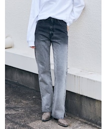 EMODA | グラデーションジャストウエストジーンズ(デニムパンツ)