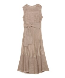 LAGUNAMOON | ウエストマークメッシュニットワンピース(ワンピース)