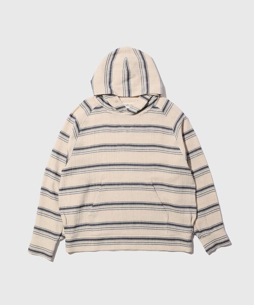 ADAM ET ROPE'（アダムエロペ）の「【POLYPLOID/ポリプロイド】HOOD PULLOVER B（パーカー・メンズ・ネイビー・2/3）」の3枚目の写真