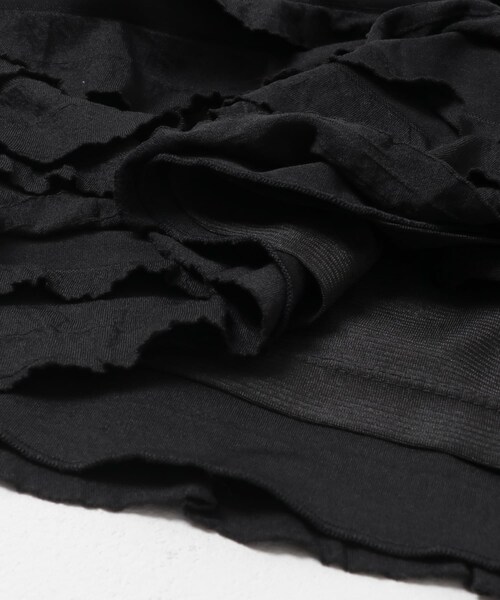 URBAN RESEARCH Sonny Label（アーバンリサーチサニーレーベル）の「『WEB限定』カットフリルナロースカート（スカート・レディース・ブラック・S/M/L/TALL）」の14枚目の写真