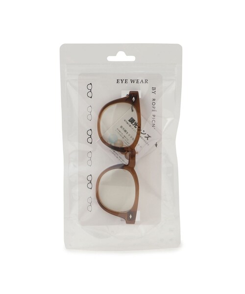 ROPE' PICNIC(ロペピクニック)の「調光レンズウェリントンフレームアイウェア/UVカット(メガネ・レディース・ブラック/ブラウン・F)」の11枚目の写真