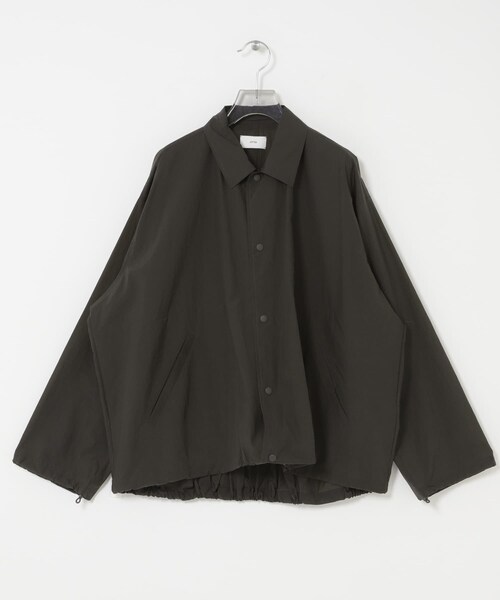 URBAN RESEARCH（アーバンリサーチ）の「ATON　SUPER LIGHT NY COACH JACKET（テーラードジャケット・レディース・BROWN/NAVY・2）」の4枚目の写真