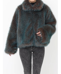 MURUA | MIXフェイクファーブルゾン(ブルゾン)