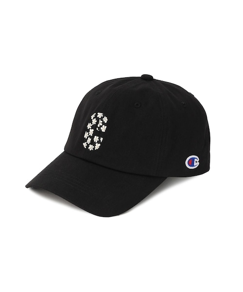 ROPE' PICNIC(ロペピクニック)の「【Champion/チャンピオン別注】フラワーロゴローキャップ(キャップ・レディース・ブラック/ベージュ・F)」の1枚目の写真