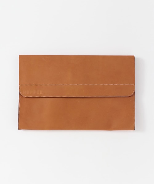 URBAN RESEARCH（アーバンリサーチ）の「HOPPER　ZIP POUCH WITH WIPSTITCH（クラッチバッグ・メンズ・NATURAL・FREE）」の3枚目の写真