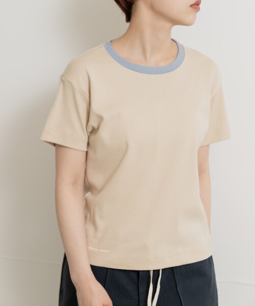 THE GOODLAND MARKET（ザグッドランドマーケット）の「PARKS PROJECT　Bicolor T-Shirts×PARKS（Tシャツ/カットソー・レディース・CLOUD/SHADOW/SAND・one）」の11枚目の写真