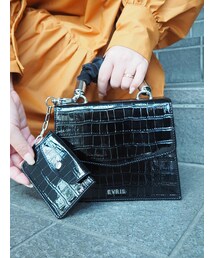 EVRIS | クロコライクスクエアBAG(ショルダーバッグ)