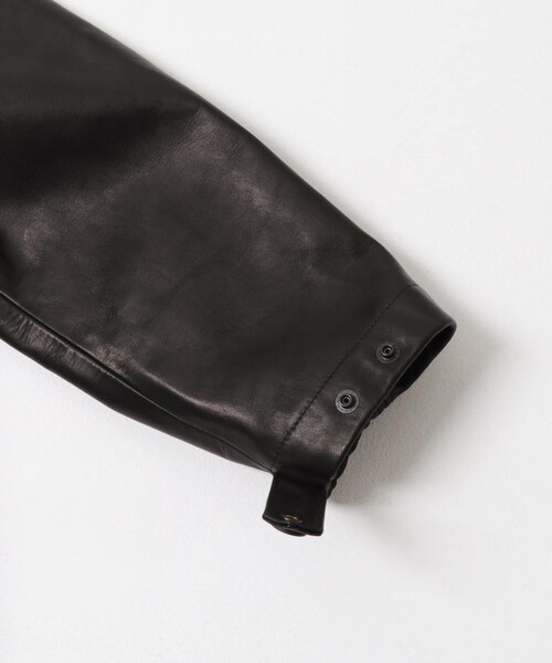 URBAN RESEARCH（アーバンリサーチ）の「『別注』semoh×URBAN RESEARCH　Horse Leather Jacket（テーラードジャケット・メンズ・BLACK・2/3）」の22枚目の写真