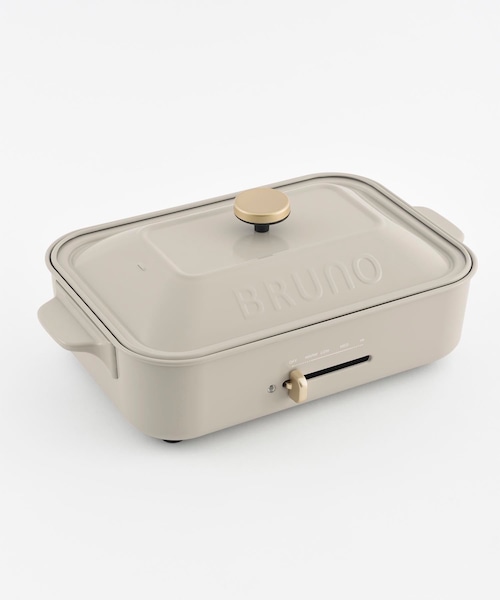 【未使用】 BRUNO ホットプレート アッシュグレイズ 限定色 レア ブルーノ、柔らかな限定色アッシュグレイズのホットプレートや電気調理