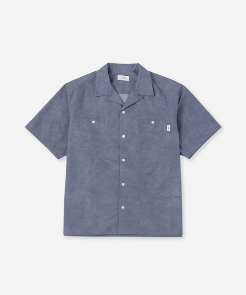 Saturdays NYC(サタデーズ ニューヨークシティ )の「Canty Open Collar SS Shirt(シャツ/ブラウス・レディース・チャコール/ライトグレー/ベージュ/ブルー・L/M/S/XL)」の16枚目の写真