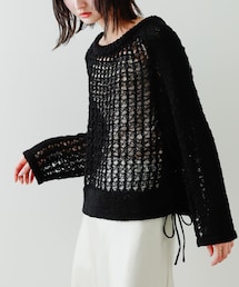 SENSE OF PLACE by URBAN RESEARCH | チュールヤーンメッシュセーター(ニット/セーター)