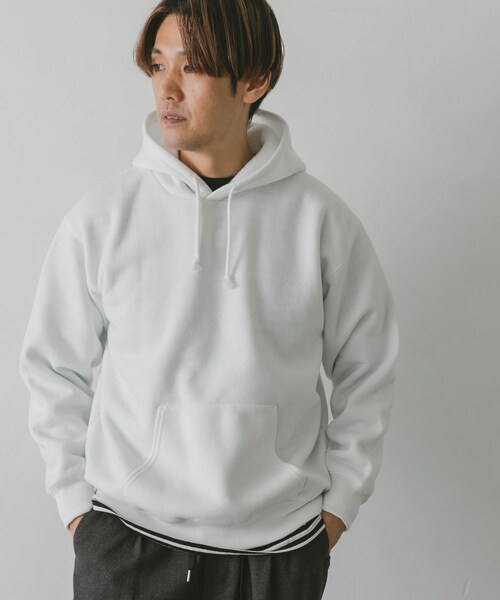 URBAN RESEARCH DOORS(アーバンリサーチドアーズ)の「『速乾』クイックドライ プルオーバーフーディ(パーカー・メンズ・BLUE GRAY/OFF/BEIGE/NAVY/ROYAL/RED・M/L/XL)」の11枚目の写真