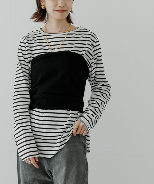 URBAN RESEARCH（アーバンリサーチ）の「ウールカシミヤニットビスチェ（その他トップス・レディース・BLACK/GRAY/KHAKI・FREE）」の8枚目の写真