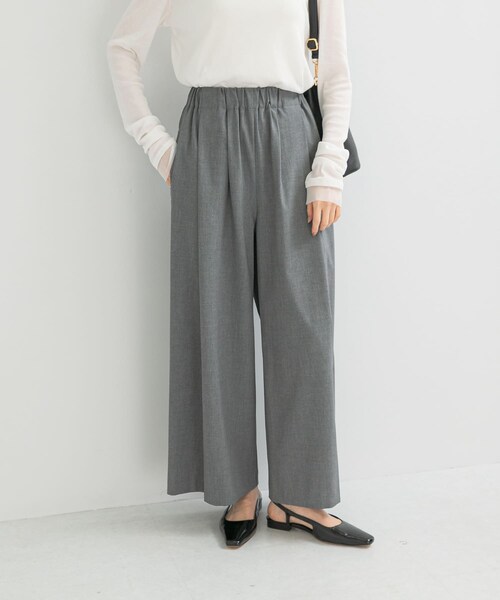 URBAN RESEARCH ROSSO（アーバンリサーチロッソ）の「ウォッシャブルイージータックパンツ（その他パンツ・レディース・L/GREGE/GRAY/BLACK・36/38）」の15枚目の写真