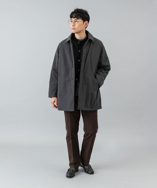 URBAN RESEARCH ROSSO(アーバンリサーチロッソ)の「『XLサイズあり』NOUVELLE中綿ステンカラーコート(ステンカラーコート・メンズ・BLACK/CHARCOAL・M/L/XL)」の22枚目の写真