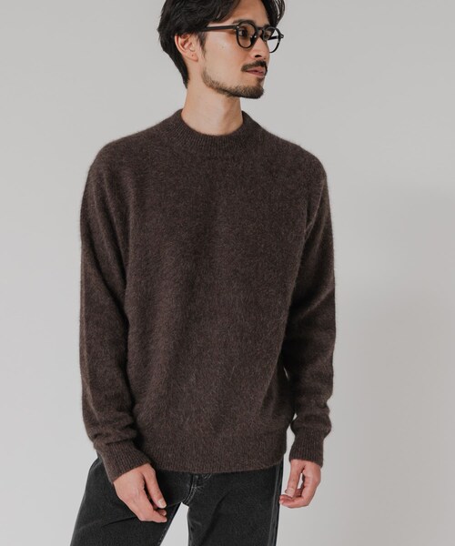 URBAN RESEARCH（アーバンリサーチ）の「FOX CASHMERE CREW-NECK KNIT（ニット/セーター・メンズ・GREGE/D GREEN/BROWN/GRAY・M/L）」の22枚目の写真