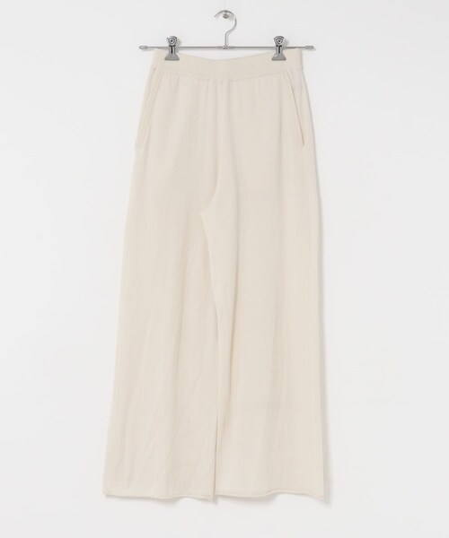 URBAN RESEARCH ROSSO（アーバンリサーチロッソ）の「メリノウールニットパンツ（その他パンツ・レディース・IVORY/BLACK・Free）」の9枚目の写真