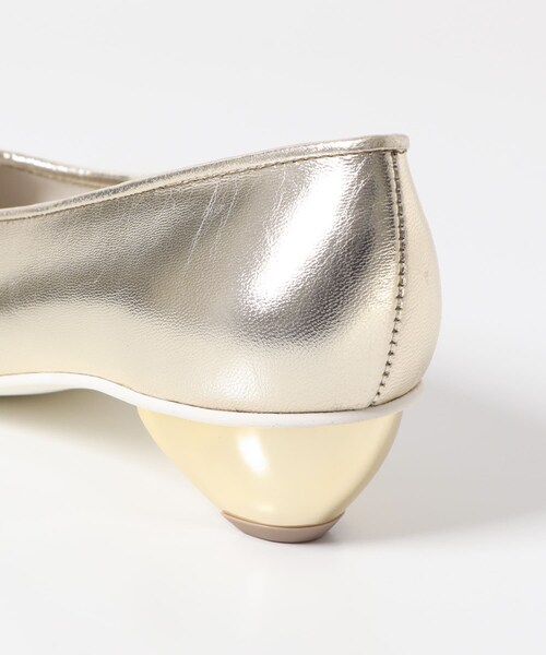 かぐれ（カグレ）の「COSMIC WONDER　fsgw leather folk pumps（パンプス・レディース・white gold/F Silver・23.5/24/24.5）」の11枚目の写真