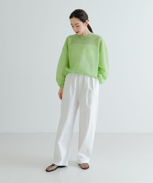 URBAN RESEARCH（アーバンリサーチ）の「『3サイズ展開』チノイージーパンツ（チノパンツ・レディース・BEIGE/OFF・38/40/36）」の17枚目の写真