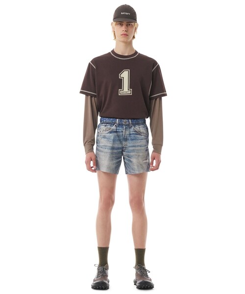 bonjour records（ボンジュールレコーズ）の「SATISFY/サティスファイ PeaceShell 5 Unlined Shorts（その他パンツ・レディース・ブルー系・L/XL）」の9枚目の写真