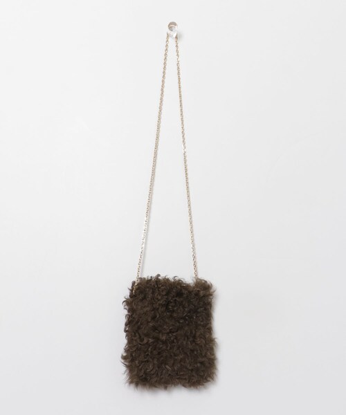 URBAN RESEARCH(アーバンリサーチ)の「CARUS AURA FUR BAG(ショルダーバッグ・レディース・ZEBRA/BROWN/CAPPUCCINO/別注GRAGE・-)」の6枚目の写真