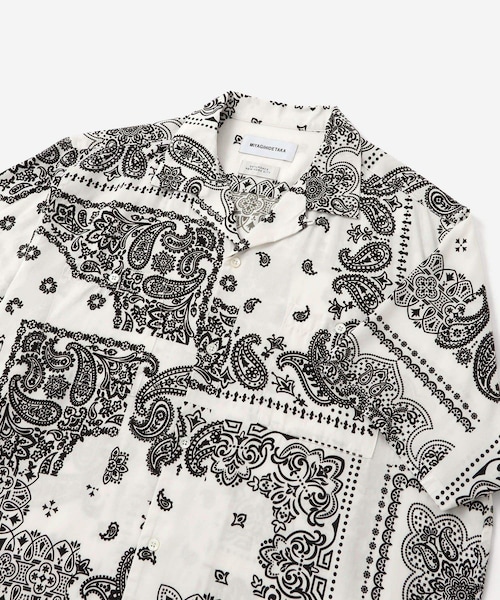 Saturdays NYC(サタデーズ ニューヨークシティ )の「MIYAGIHIDETAKA x Saturdays NYC Bandana SS shirt(シャツ/ブラウス・レディース・ブラック/ホワイト/ネイビー・L/M/XL)」の22枚目の写真