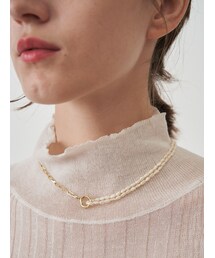 ELENDEEK | 3WAY PEARL&CHAIN NECKLACE(ネックレス)