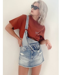 GYDA | フロントボタンサロペットスカートライクショーパン(サロペット/オーバーオール)