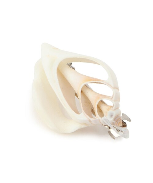 ADAM ET ROPE'(アダムエロペ)の「【J'aDoRe・一部店舗限定】【Raponesa General Store(レポネサジェネラルストア)】SEASHELL HAIRCLIP(バレッタ/ヘアクリップ・レディース・オフホワイト・F)」の17枚目の写真
