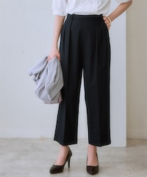7days Life Styling | ストレッチセミワイドクロップドパンツ（接触冷感）(その他パンツ)