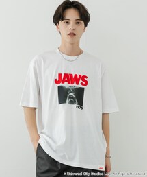 SENSE OF PLACE by URBAN RESEARCH | 『別注』SENSE OF PLACE×JAWS　プリントT-SHIRTS/B(Tシャツ/カットソー)