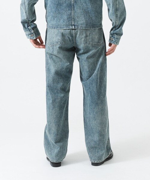 URBAN RESEARCH(アーバンリサーチ)の「ULTERIOR FADED LIGHT DENIM WORK PANTS(デニムパンツ・メンズ・FADED BLUE・3/4/5)」の3枚目の写真